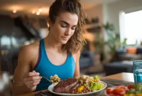 Carne en la dieta del atleta