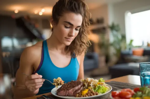 Carne en la dieta del atleta