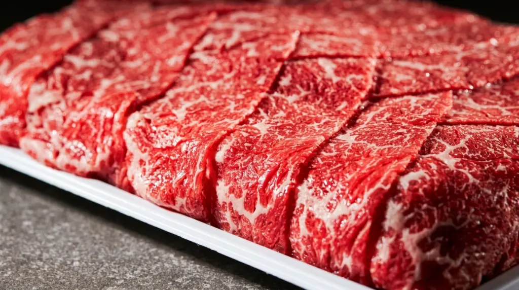 Corte de carne bovina de alta qualidade, ideal para técnicas de conservar carnes e manter sua durabilidade e sabor.