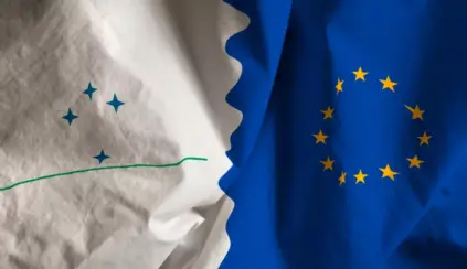 Imagem representa os desafios das salvaguardas agrícolas na UE relacionadas ao acordo com o Mercosul, destacando a complexidade do tema.